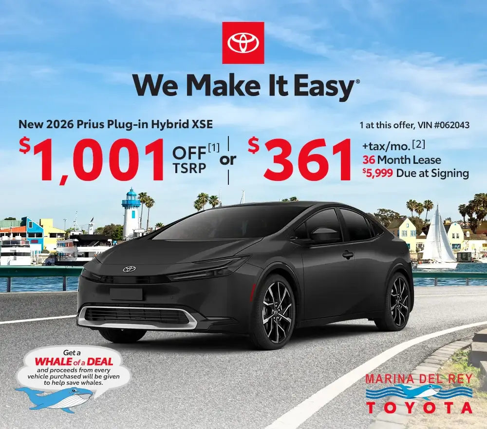 New 2026 Toyota Prius Plug-in Hybrid XSE | Marina del Rey Toyota