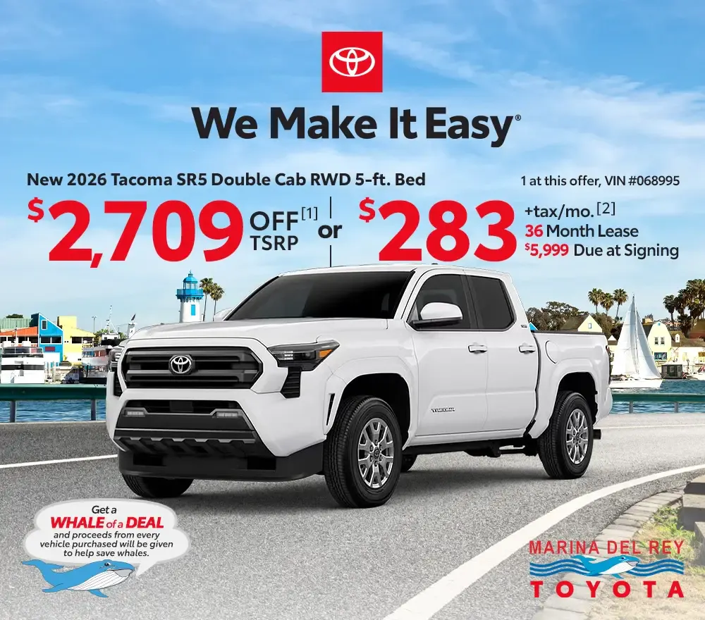 New 2026 Tacoma SR5 Dbl. Cab RWD | Marina del Rey Toyota