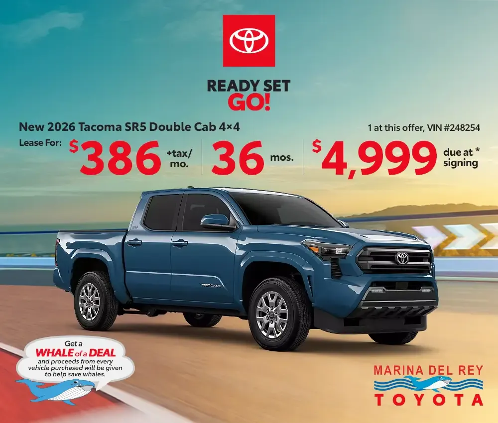 New 2026 Tacoma SR5 Dbl. Cab 4×4 | Marina del Rey Toyota
