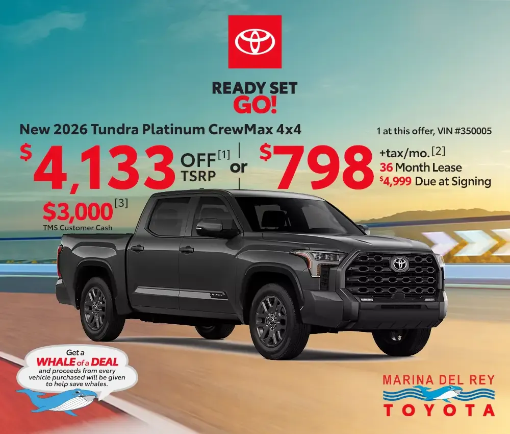 New 2026 Tundra Platinum CrewMax | Marina del Rey Toyota
