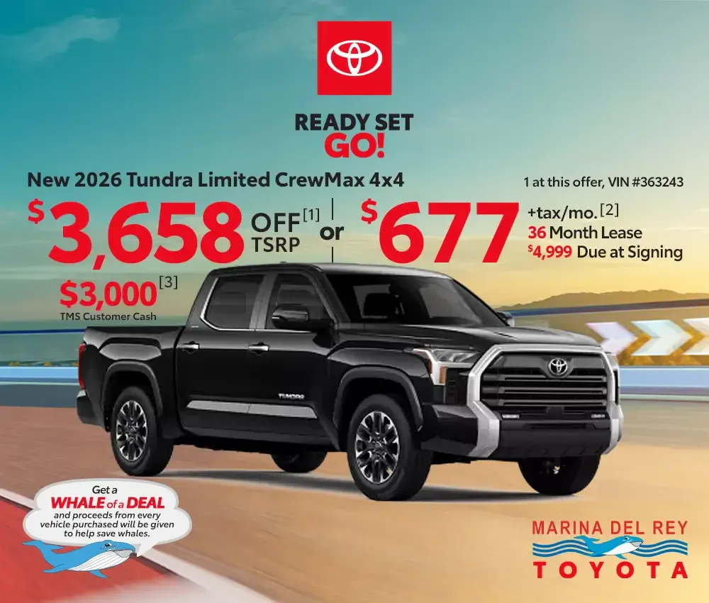 New 2026 Tundra Limited CrewMax | Marina del Rey Toyota