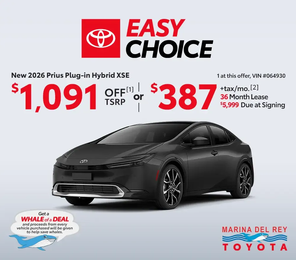New 2026 Prius Plug-in Hybrid XSE | Marina del Rey Toyota