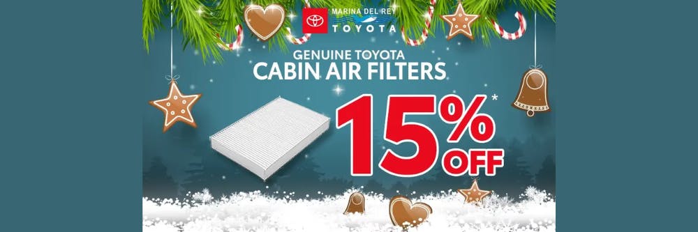 Genuine Toyota Cabin Air Filters | Marina del Rey Toyota