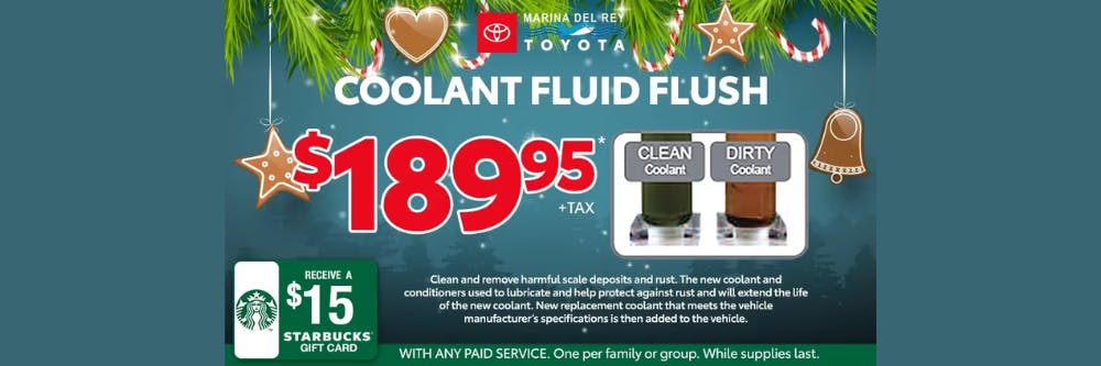 Coolant Fluid Flush | Marina del Rey Toyota