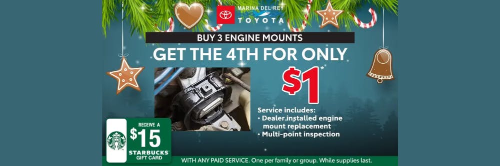 Engine Mount For Only $1 | Marina del Rey Toyota