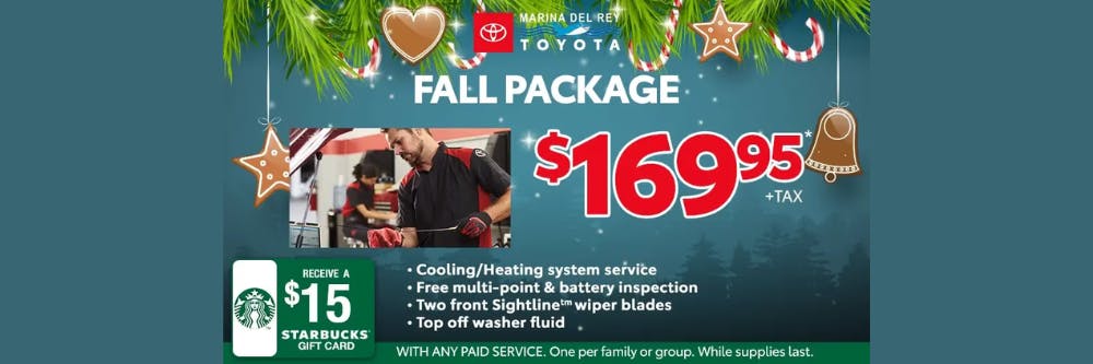 Fall Service Package | Marina del Rey Toyota