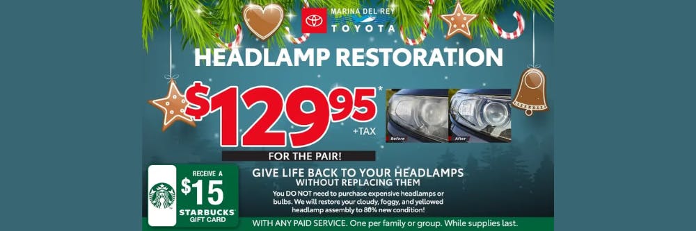 Headlamp Restoration | Marina del Rey Toyota