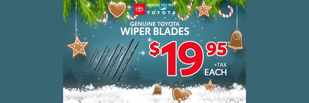Genuine Toyota Wiper Blades | Marina del Rey Toyota