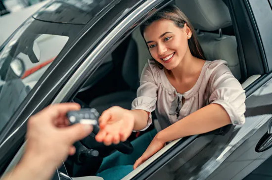 handing keys over
