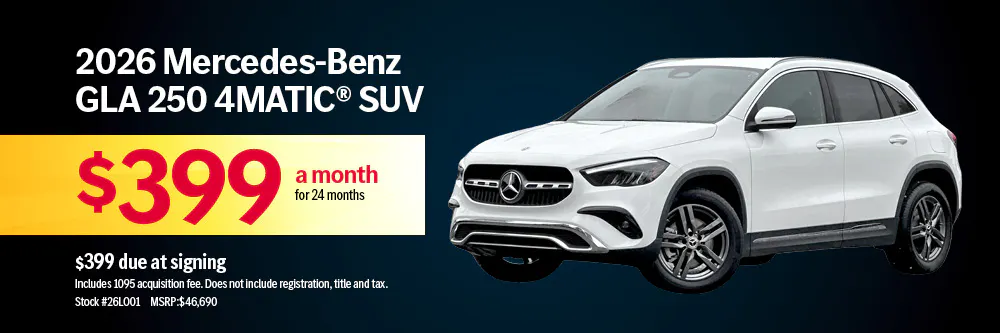 2026 GLA 250 4MATIC SUV