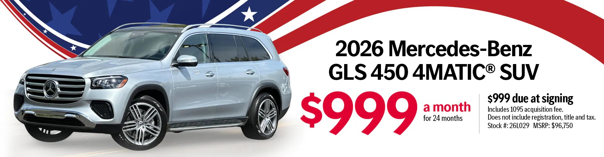 2026 Mercedes-Benz GLS 450 4MATIC® SUV