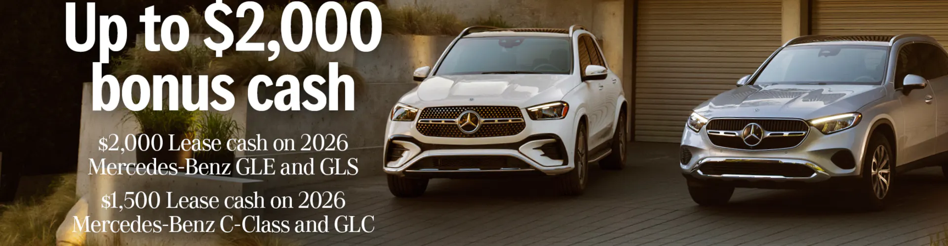 Up to $2,000 Bonus Cash