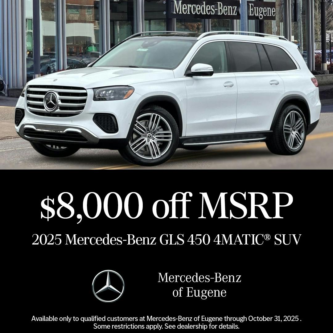 $5,000 bonus cash on 2025 Mercedes-Benz S 580 4MATIC® Sedan | Mercedes-Benz of Eugene