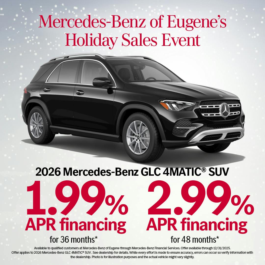 2026 Mercedes-Benz GLC 4MATIC® SUV | Mercedes-Benz of Eugene