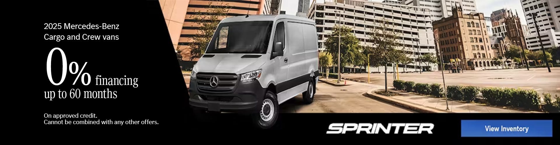 2025 Mercedes-Benz Cargo and Crew vans