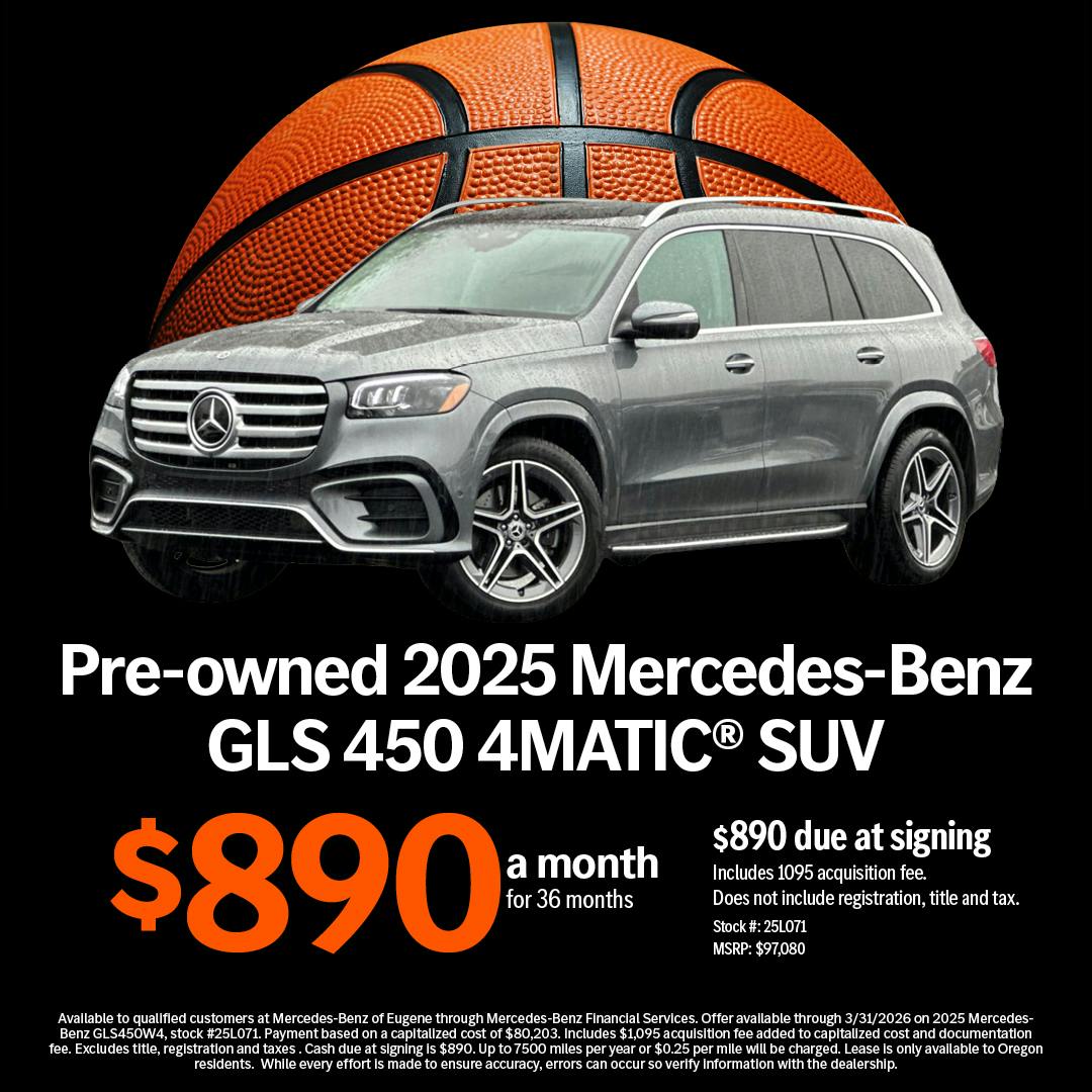 Pre-owned 2025 Mercedes-Benz GLS 450 4MATIC® SUV | Mercedes-Benz of Eugene
