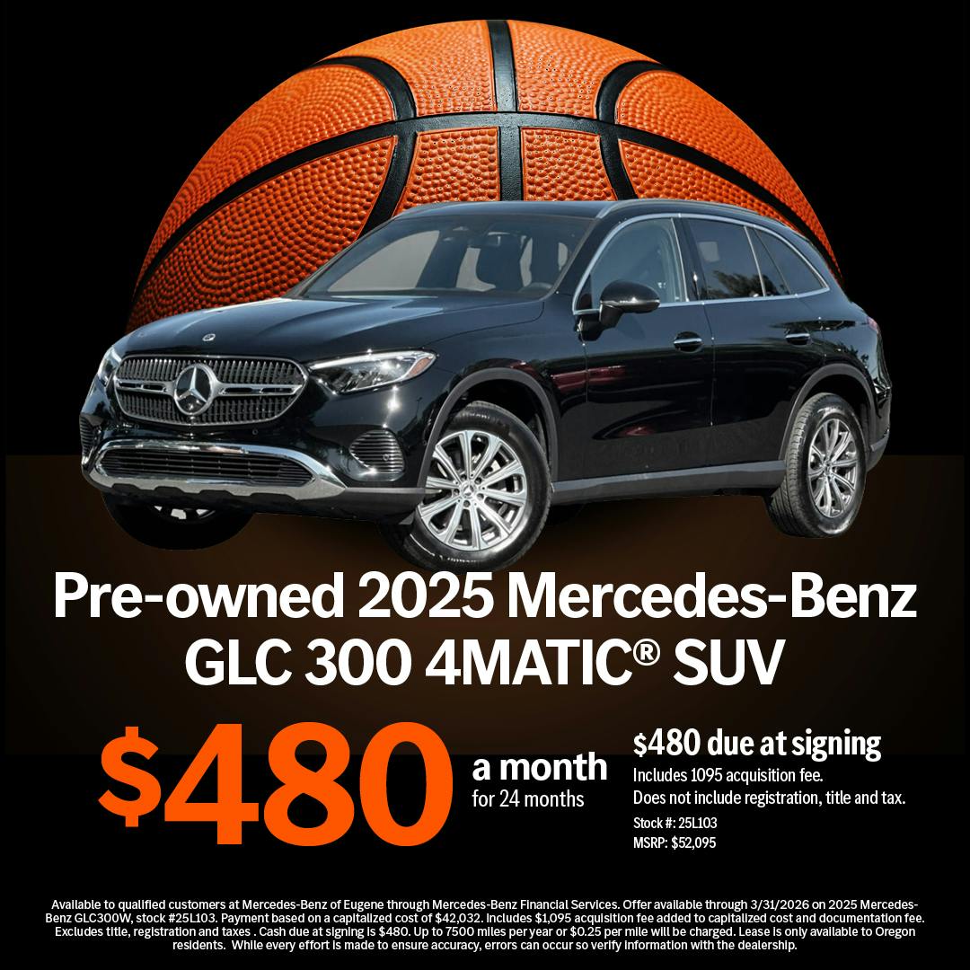 Pre-owned 2025 Mercedes-Benz GLC 300 4MATIC® SUV | Mercedes-Benz of Eugene