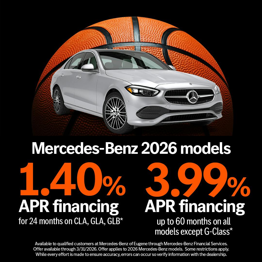 Mercedes-Benz 2026 models | Mercedes-Benz of Eugene