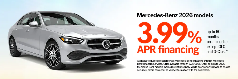 3.99% APR Financing | Mercedes-Benz of Eugene