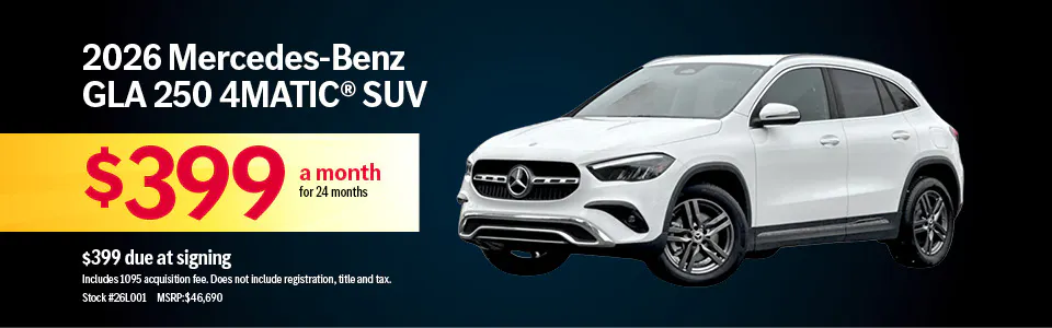 2026 GLA 250 4MATIC SUV | Mercedes-Benz of Eugene