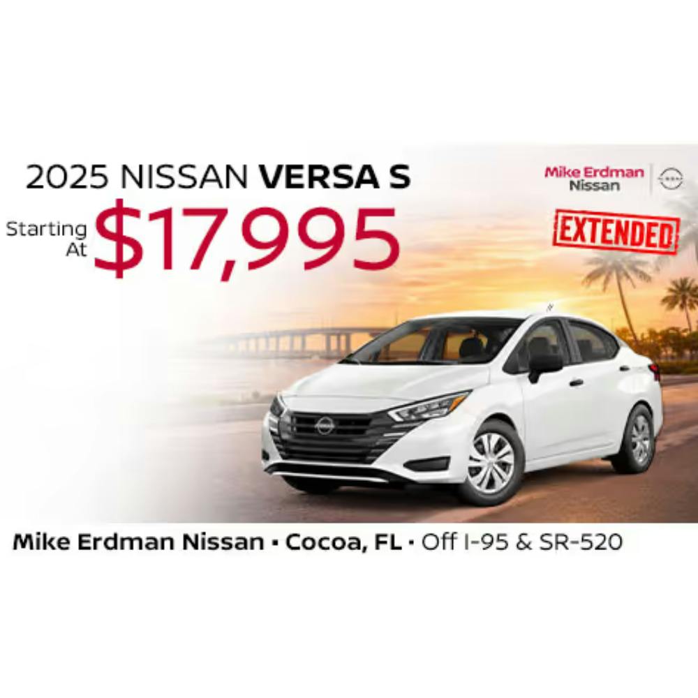 2025 Nissan Versa S | Mike Erdman Nissan