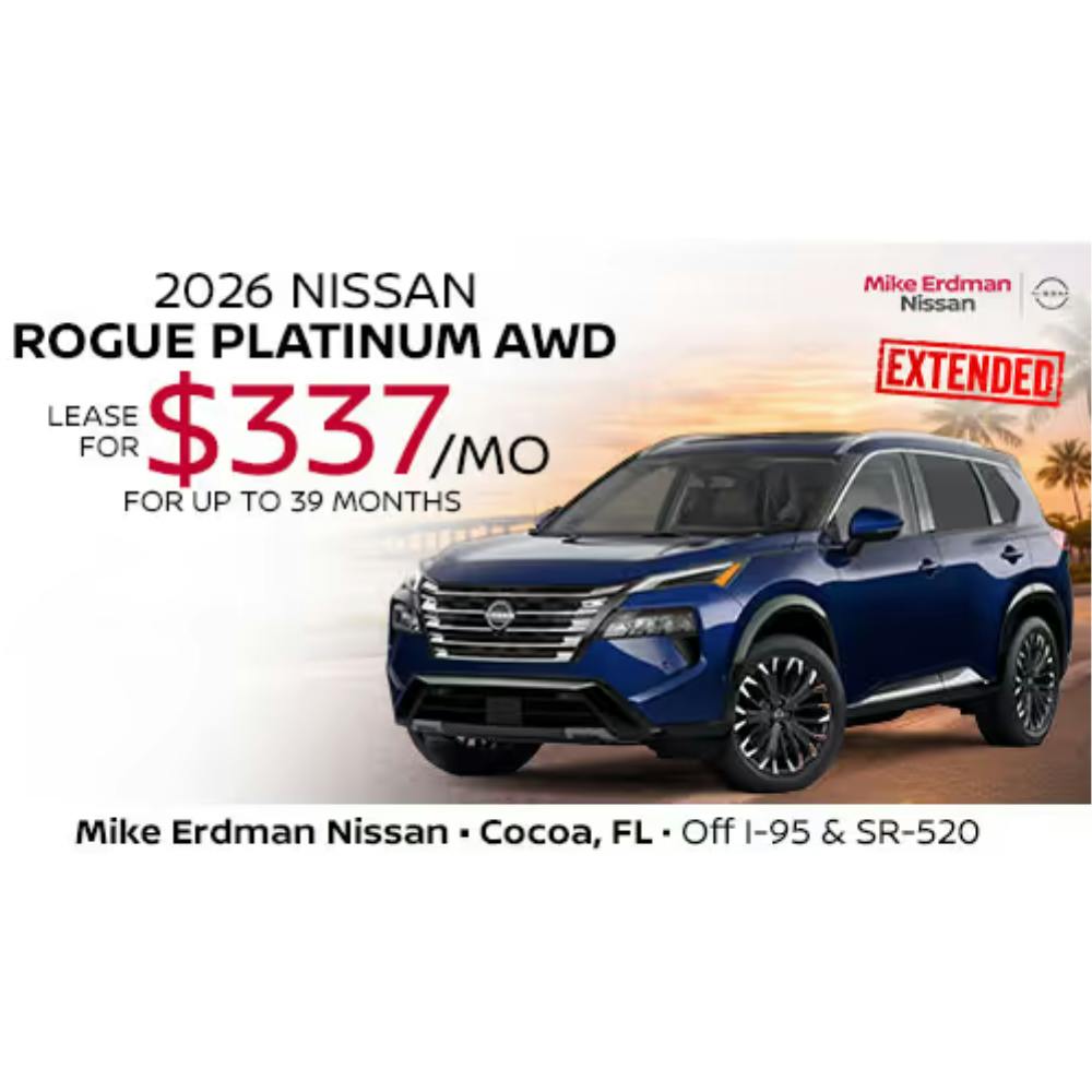 2026 Nissan Rogue Platinum | Mike Erdman Nissan