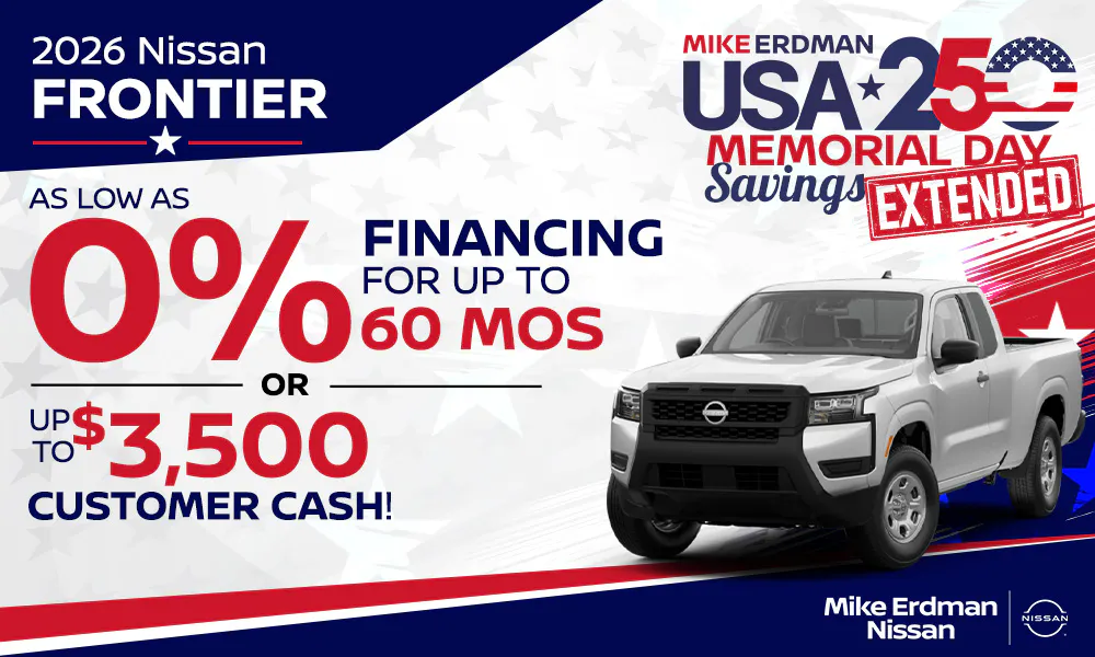 2026 Nissan Frontier | Mike Erdman Nissan