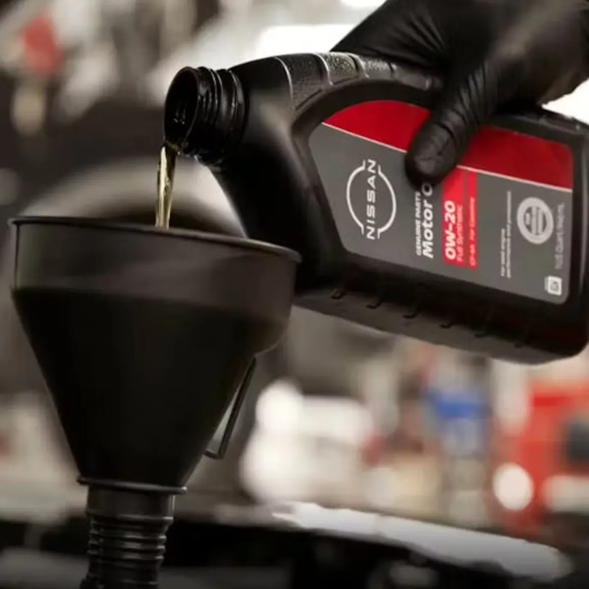 Nissan Oil Change & Funnel
