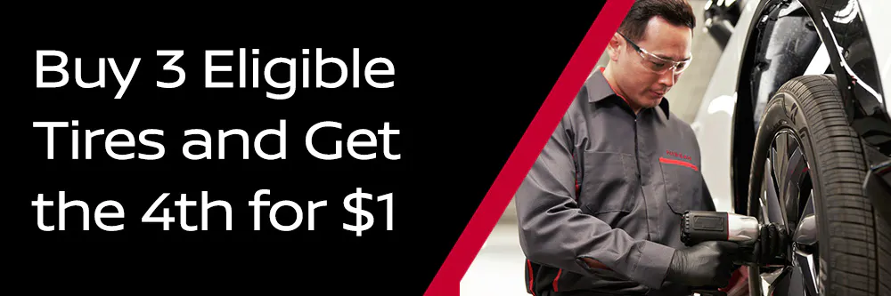 Tires Buy 3 Get 1 for $1 | Mike Rezi Nissan Atlanta