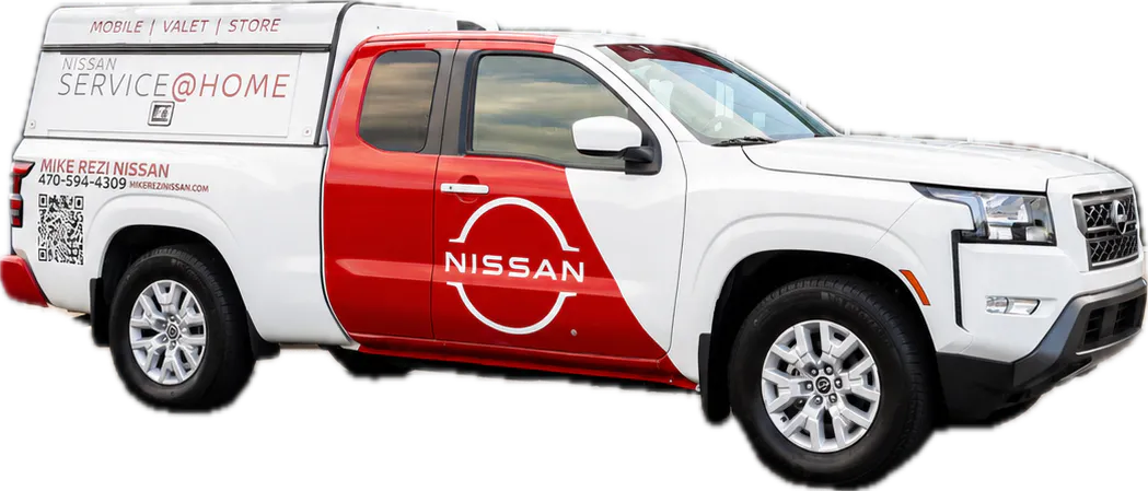 Mike Rezi Nissan Mobile Service truck