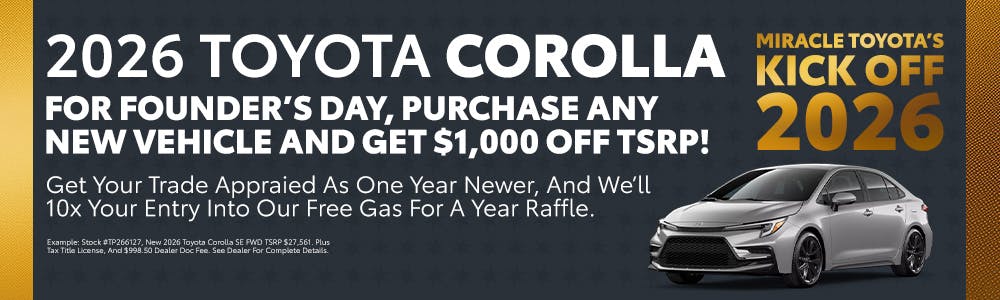 Founder’s Day Asset | Miracle Toyota