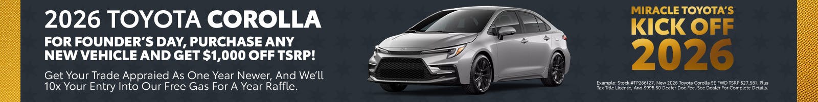 Founder’s Day Asset | Miracle Toyota