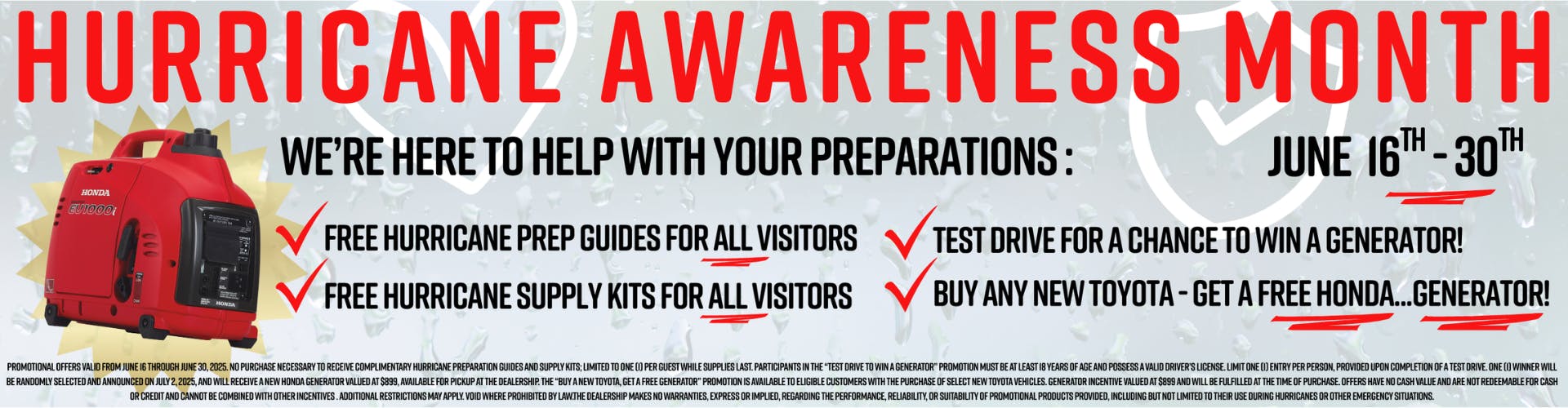 Hurricane Awareness Month