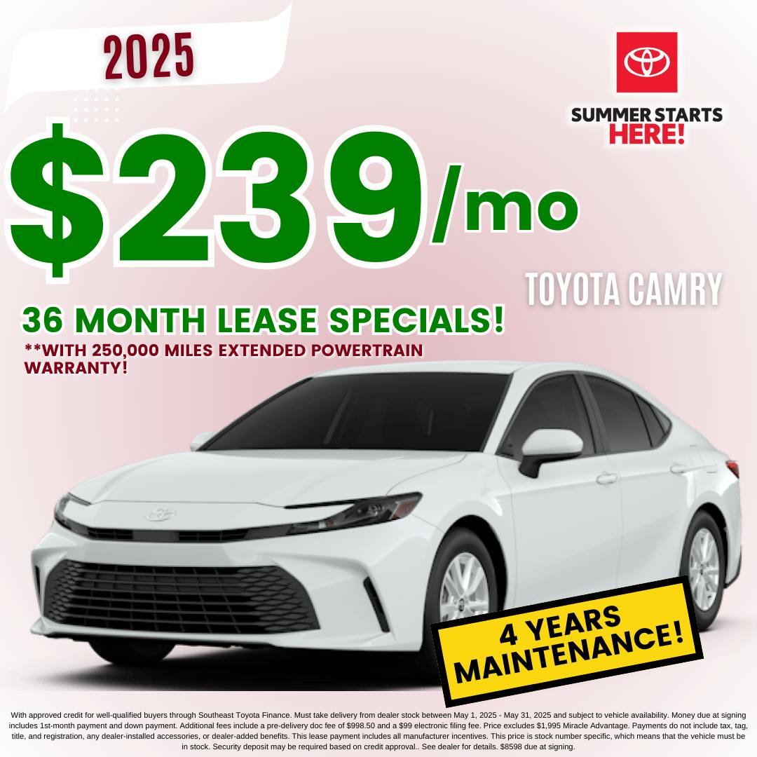 Toyota Camry – May
