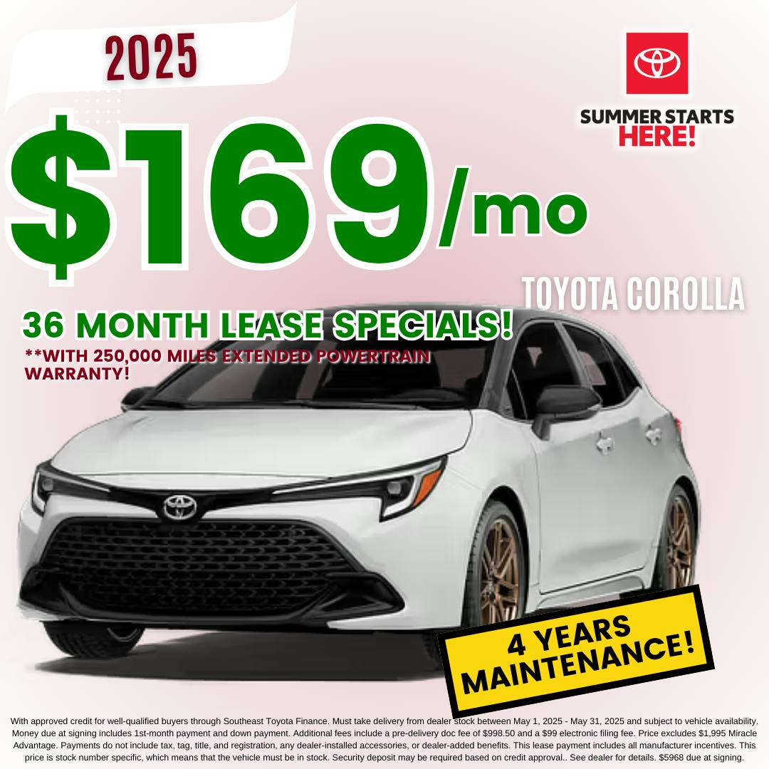 Toyota Corolla – May