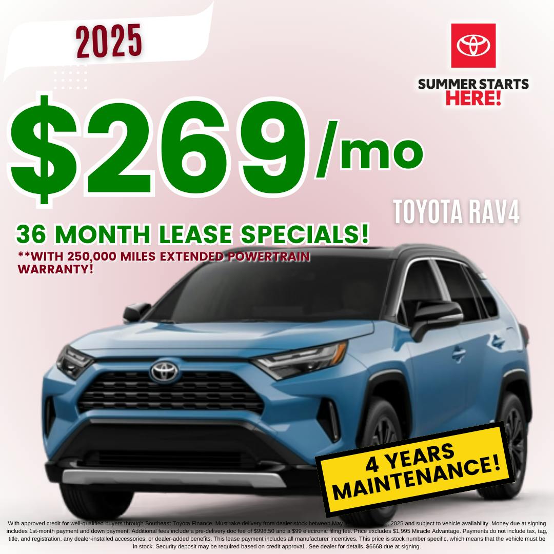 Toyota RAV4- May