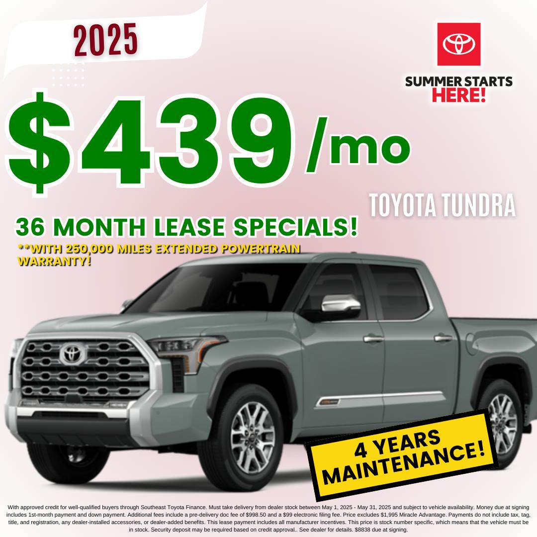 Toyota Tundra – May
