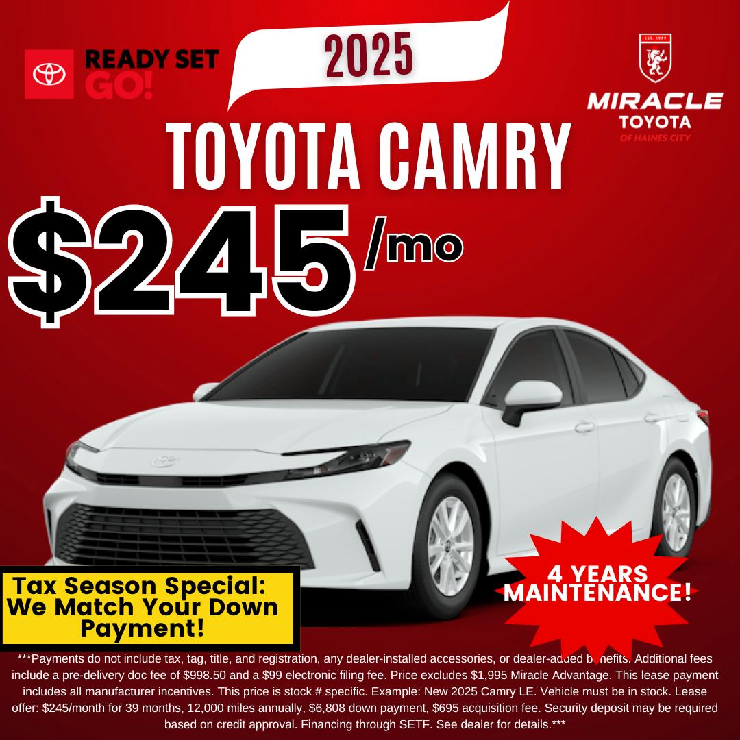 Toyota Camry – March | Miracle Toyota