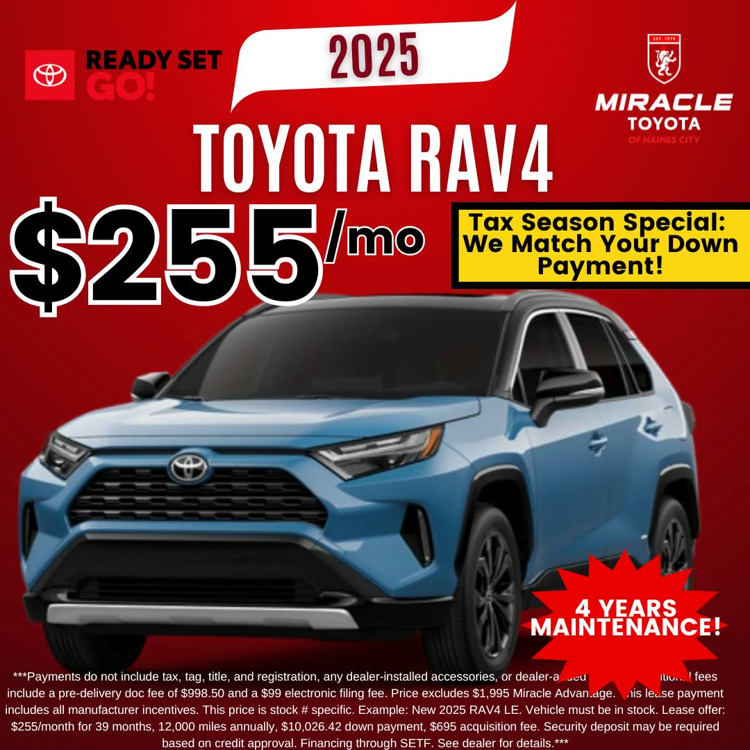 Toyota RAV4 – March | Miracle Toyota