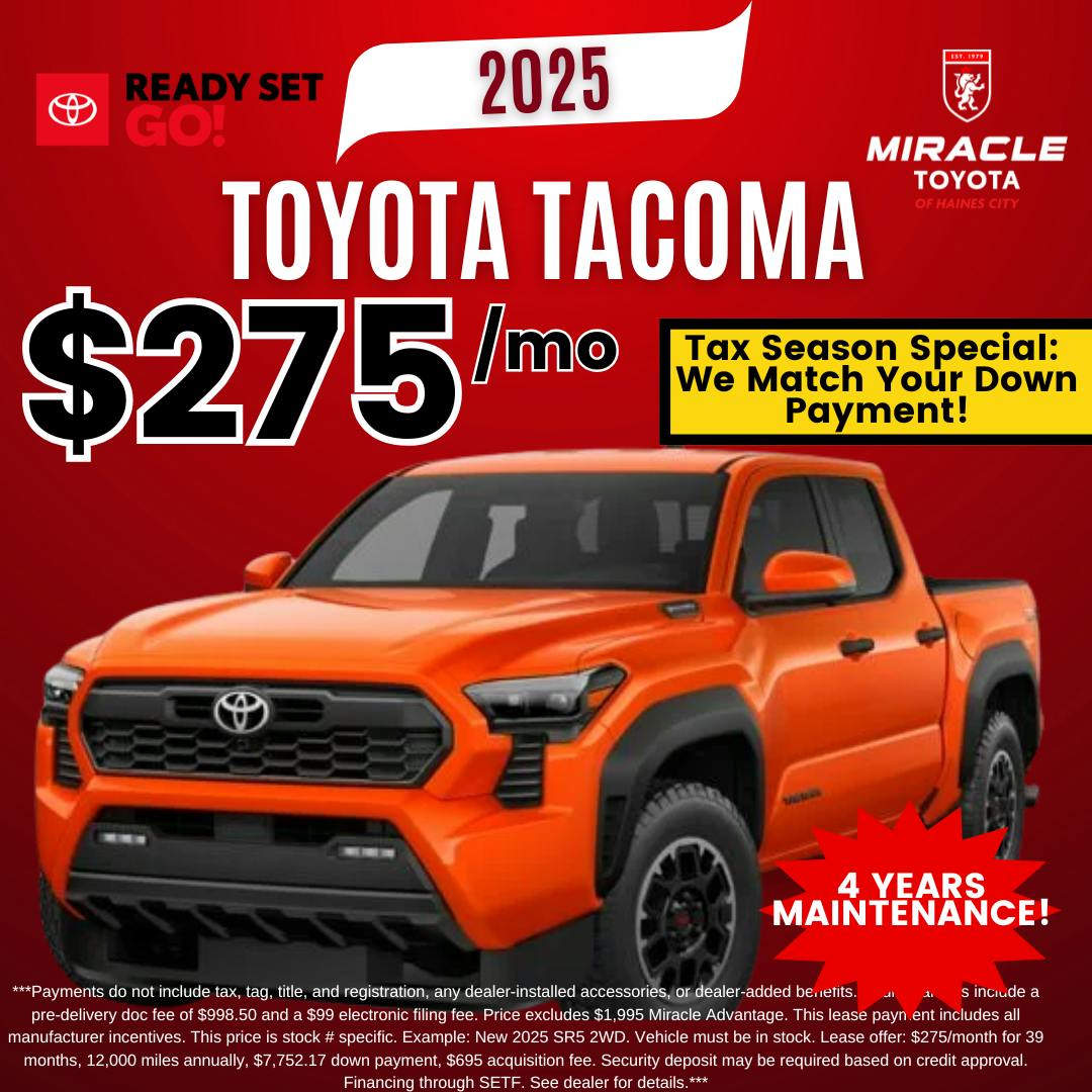 Toyota Tacoma – March | Miracle Toyota