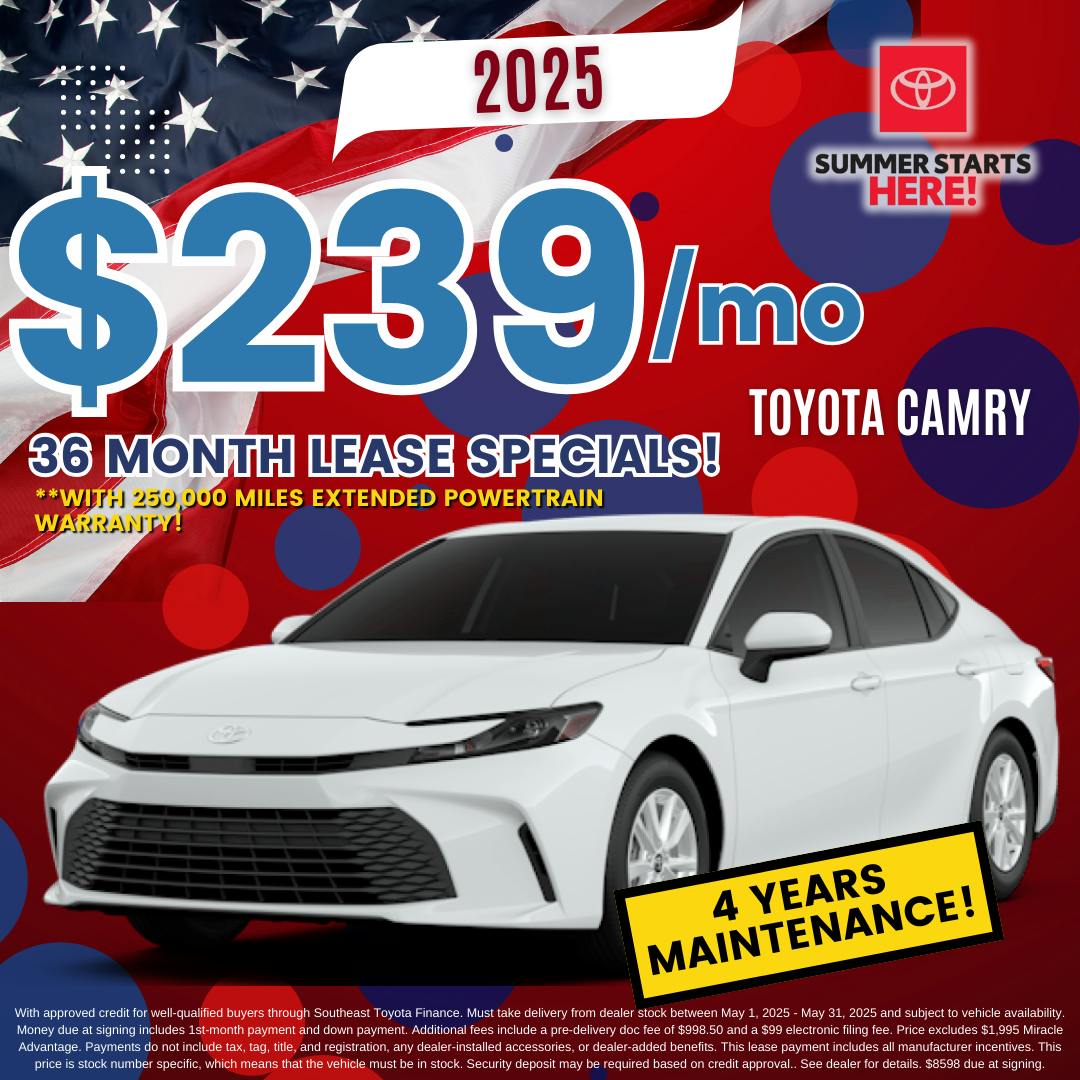 Toyota Camry – May