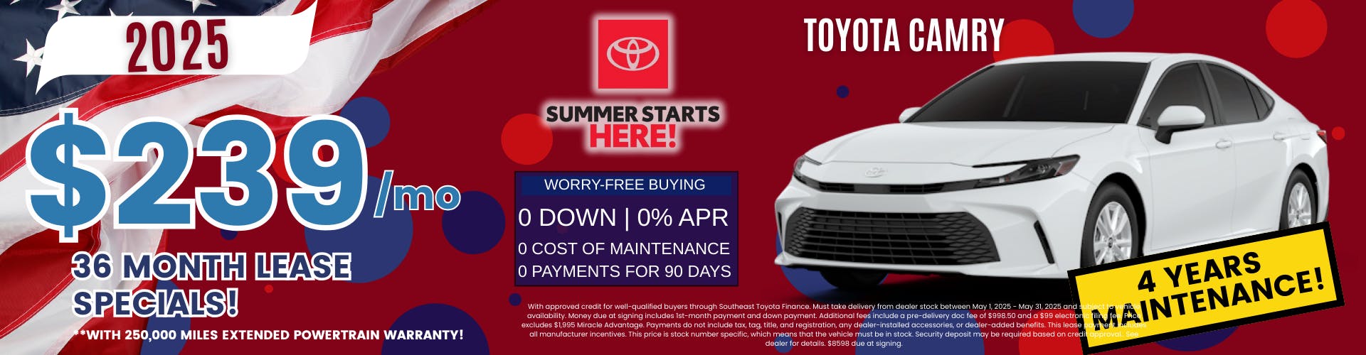 Toyota Camry – May