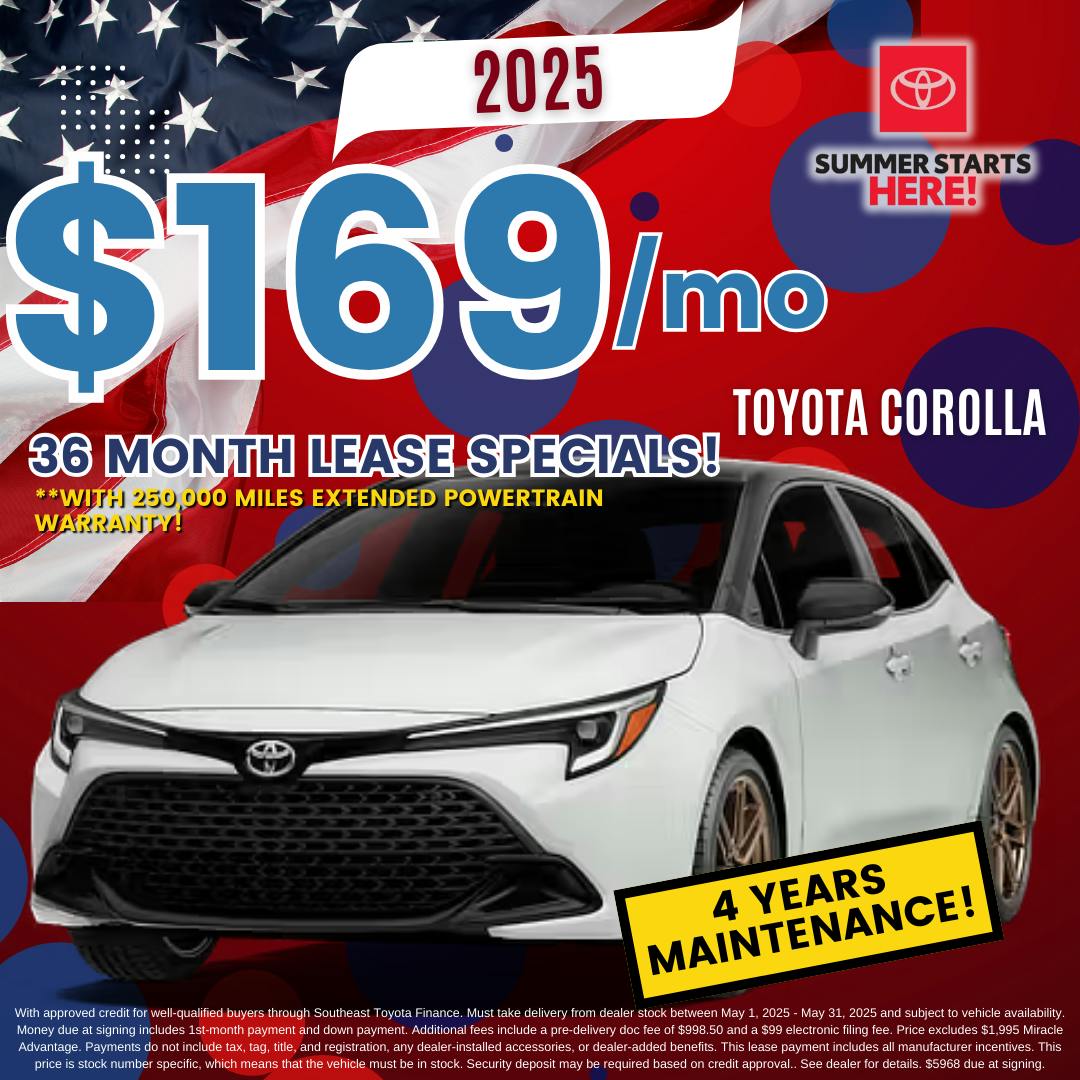 Toyota Corolla – May