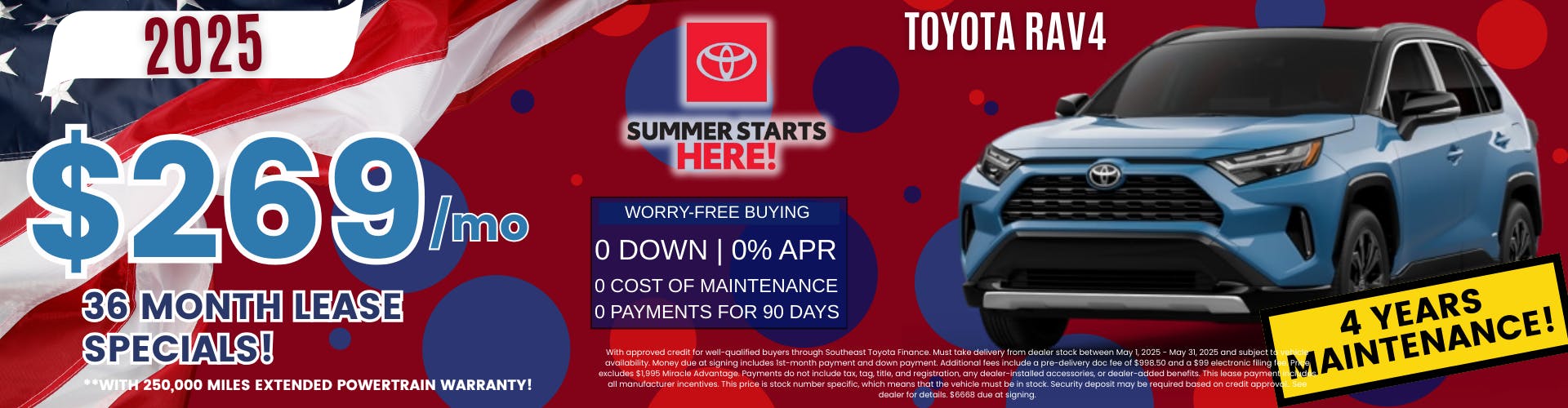 Toyota RAV4- May