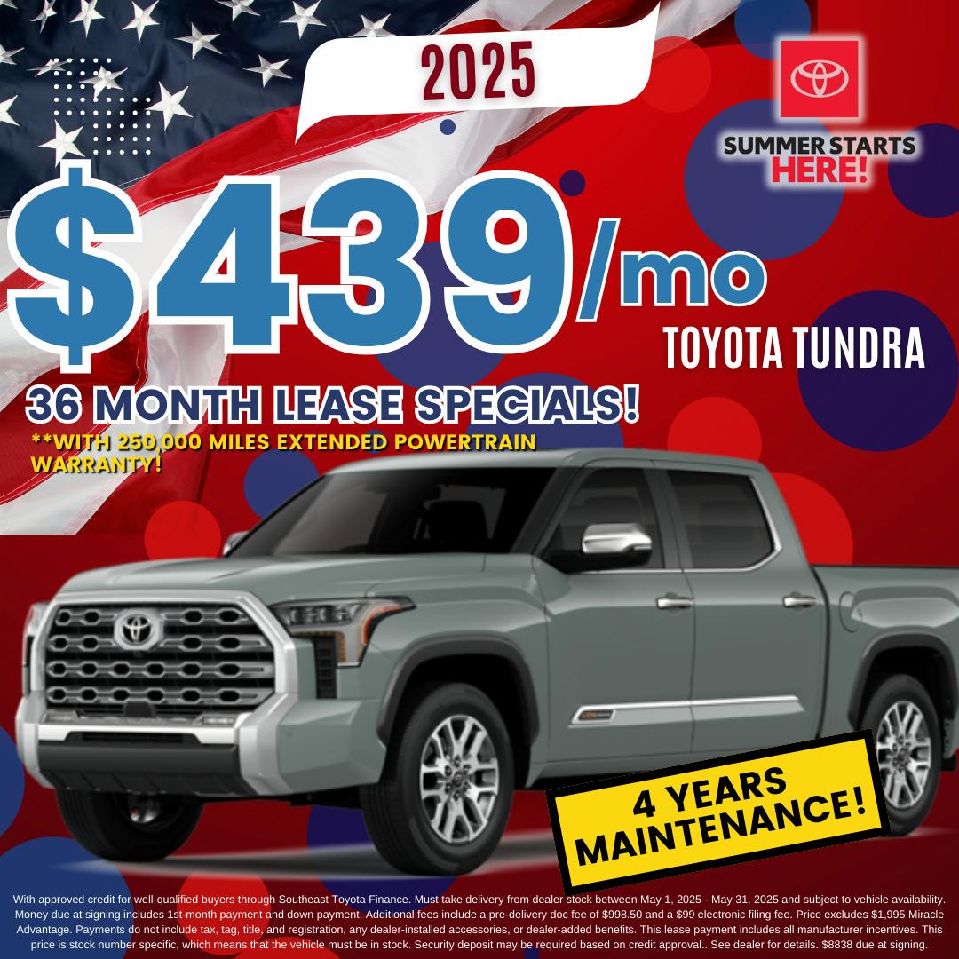 Toyota Tundra – May