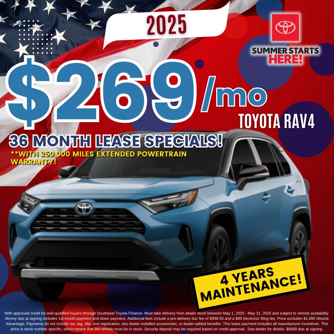 Toyota RAV4- May