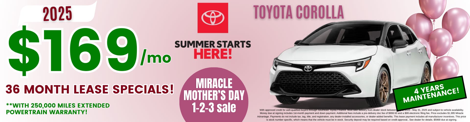Toyota Corolla – May