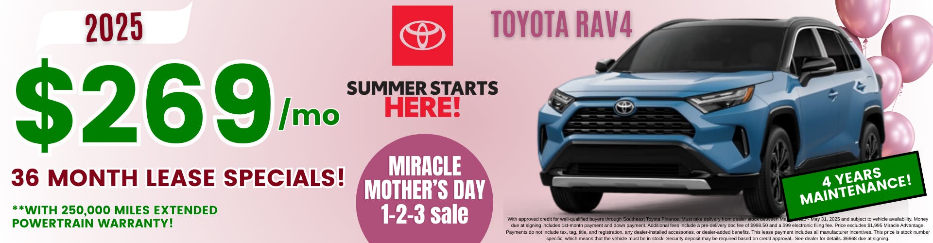 Toyota RAV4- May