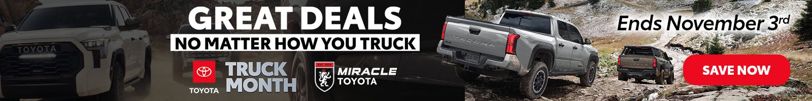 2025 TRUCK TOYOTA MONTH | Miracle Toyota