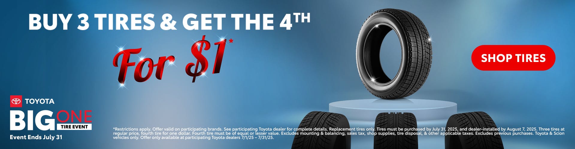 TOYOTA: July Tire Special